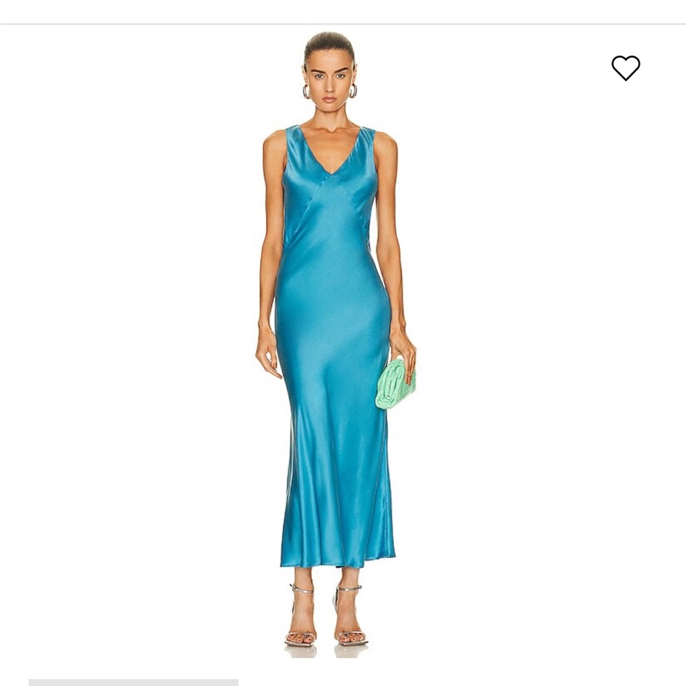 Asceno Slip Dress - Blue, Medium